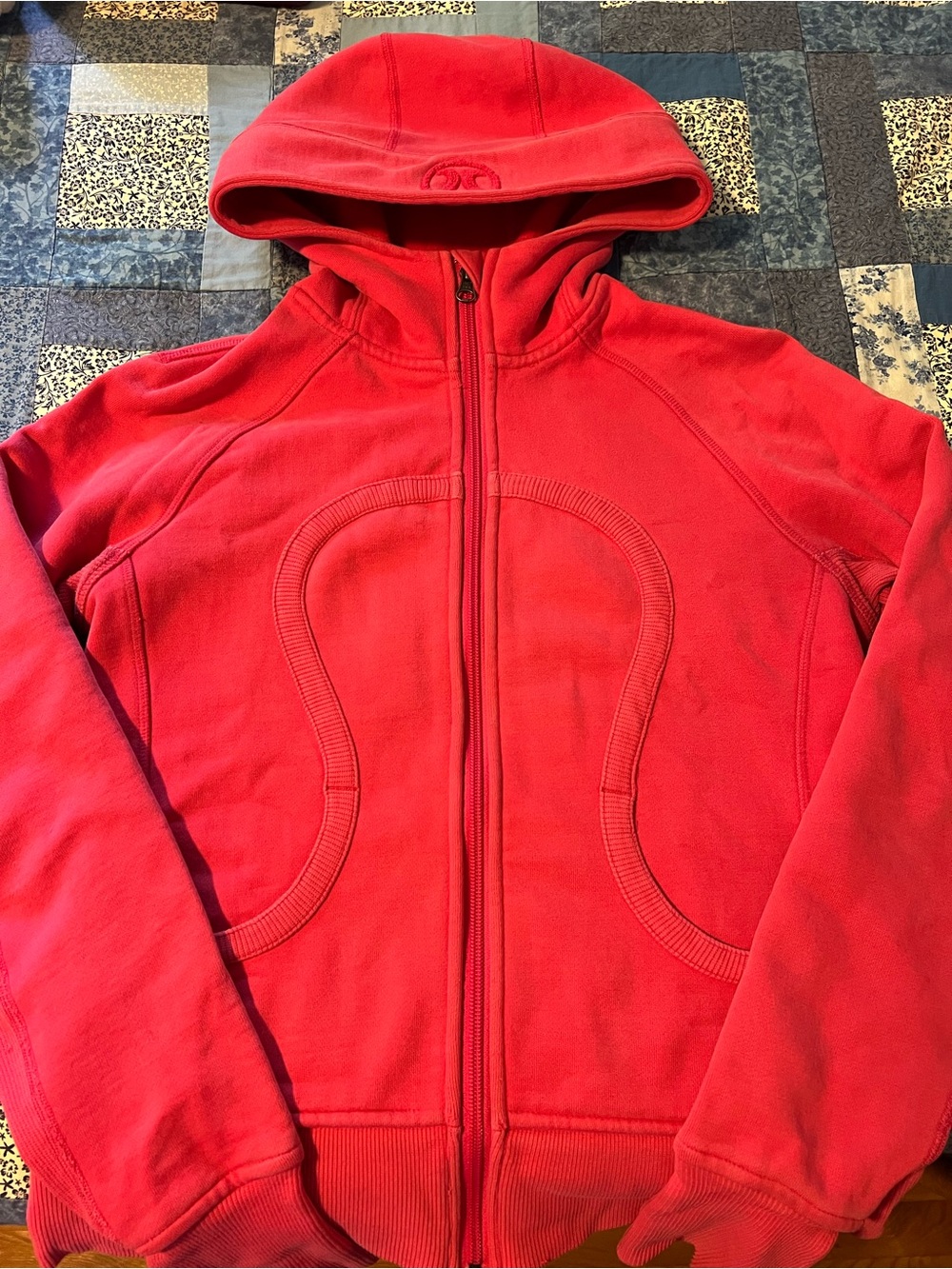 lululemon athletica Pink Zip-Up Hooded Sweatshirt